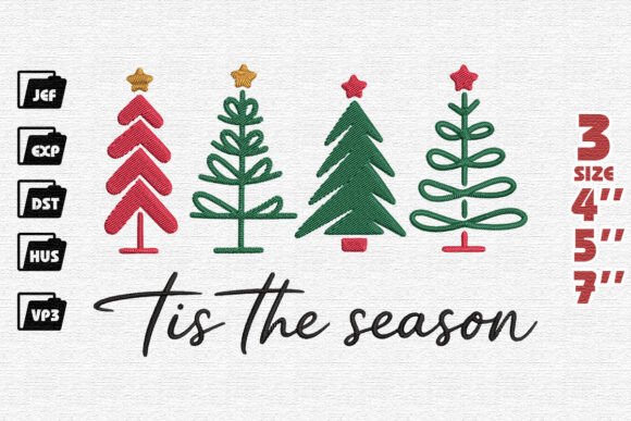 Christmas Embroidery with ’Tis the Season