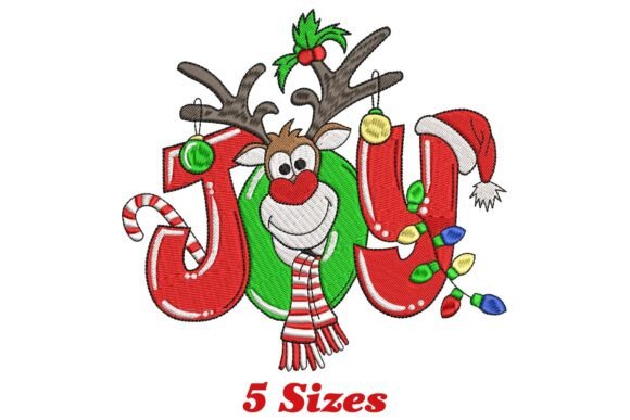 Christmas Joy Embroidery Design