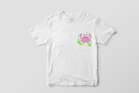 Crab Embroidery Design