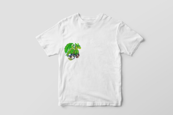 Dragon Embroidery Design