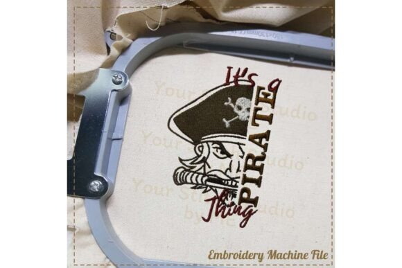 It’s a Pirate Thing Embroidery Design