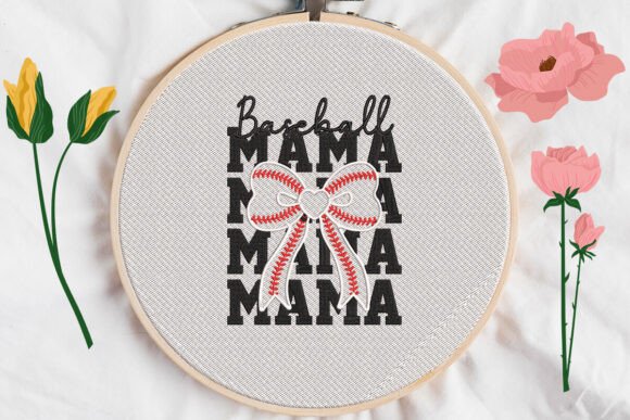 Mama Bow Embroidery