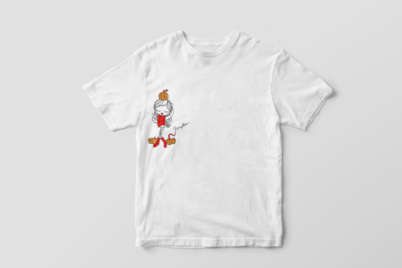 The Cute Girl Embroidery Design