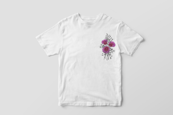 Wildflowers Embroidery Design